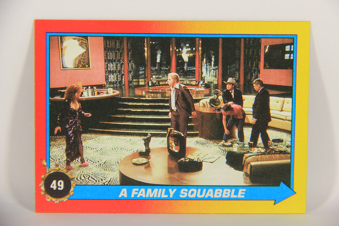 Back To The Future II 1989 Trading Card #49 A Family Squabble L020749