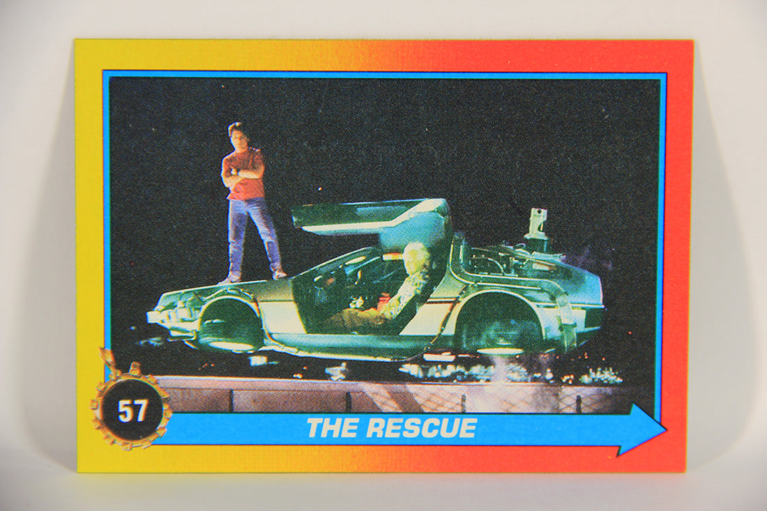 Back To The Future II 1989 Trading Card #57 The Rescue L020752