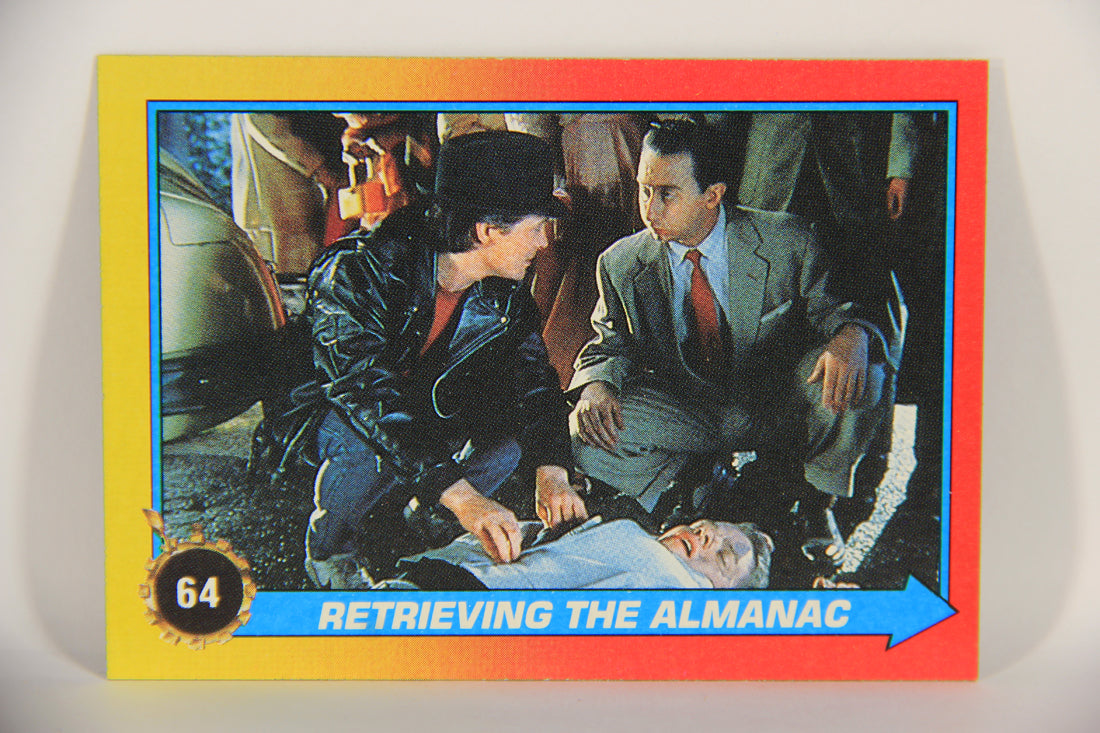 Back To The Future II 1989 Trading Card #64 Retrieving The Almanac L020756