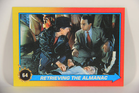 Back To The Future II 1989 Trading Card #64 Retrieving The Almanac L020756
