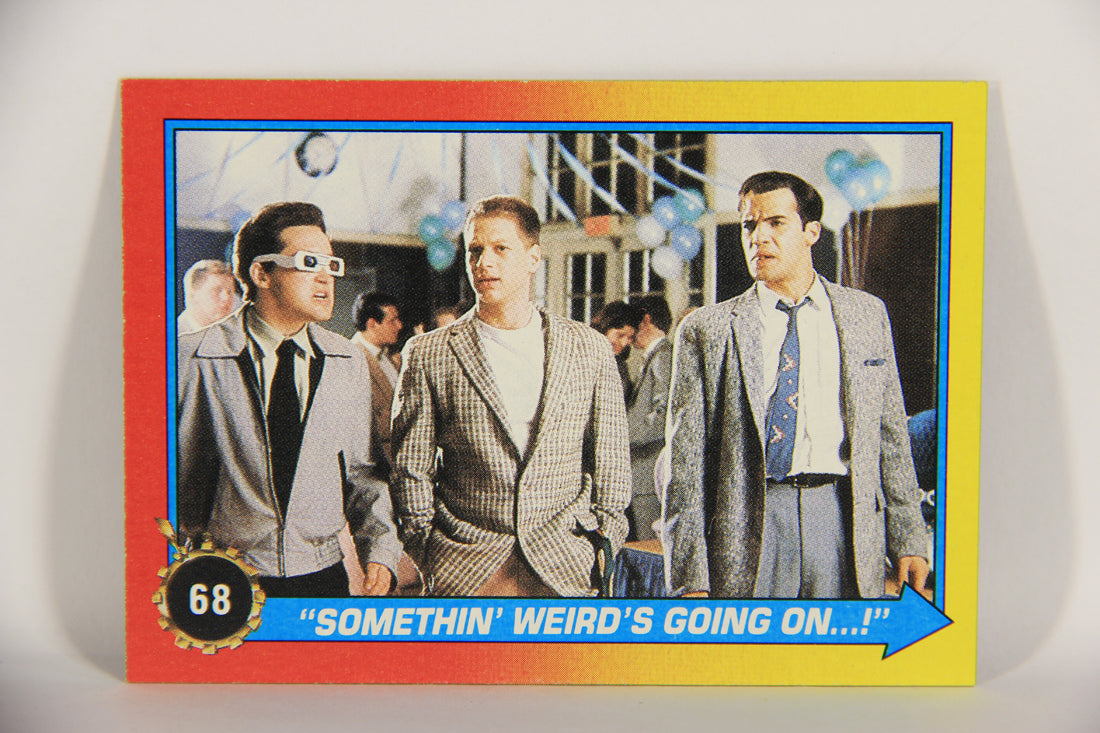Back To The Future II 1989 Trading Card #68 Somethin' Weird's Going On L020759