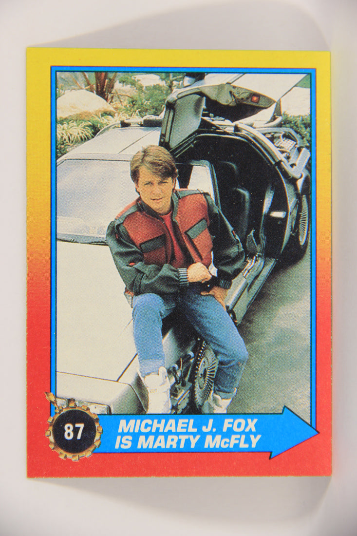 Back To The Future II 1989 Trading Card #87 Michael J Fox Is Marty McFly L020761