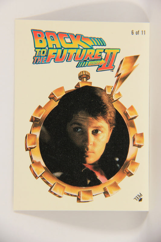 Back To The Future II 1989 Sticker Card #6 Of 11 Marty McFly In 1955 L020766