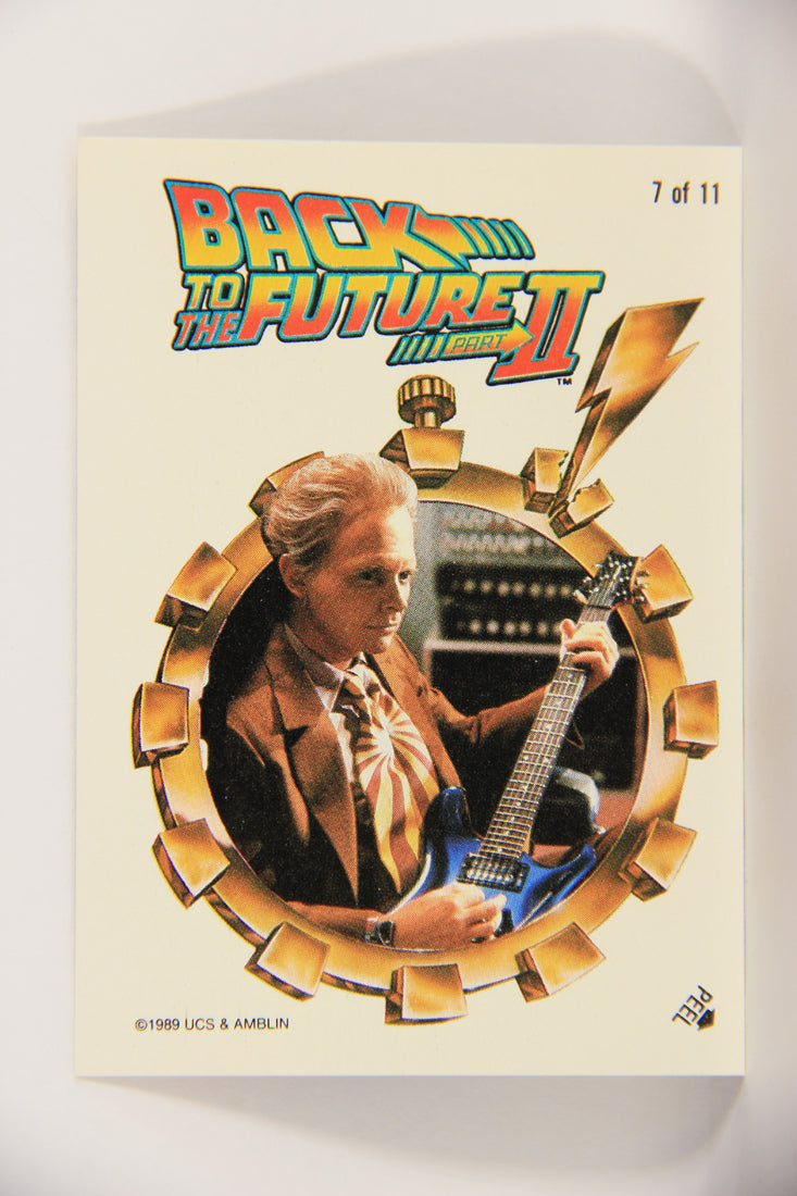 Back To The Future II 1989 Sticker Card #7 Of 11 Older Marty McFly L020767