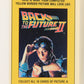 Back To The Future II 1989 Sticker Card #11 Of 11 Delorean Time Machine L020771