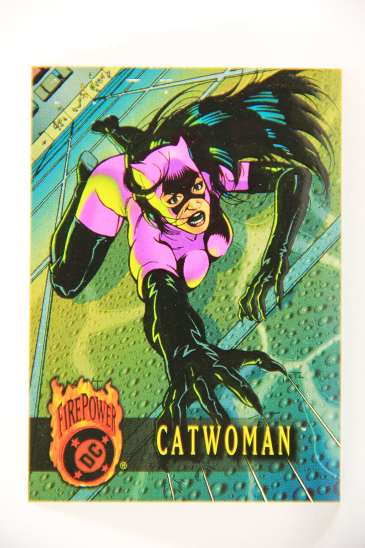 DC Outburst Firepower 1996 Trading Card #65 Catwoman Embossed Card L020776
