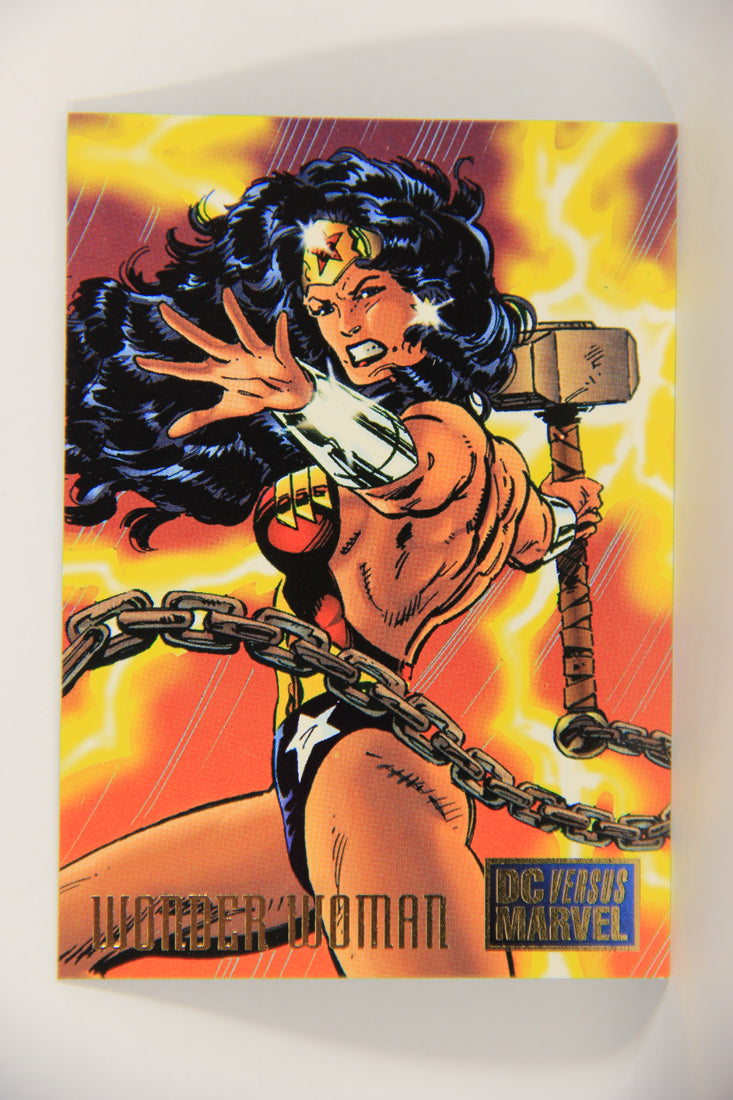 DC Versus Marvel Comics 1995 Trading Card #27 Wonder Woman ENG L020777