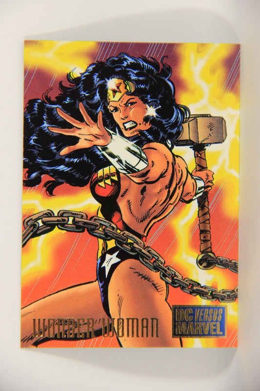 DC Versus Marvel Comics 1995 Trading Card #27 Wonder Woman ENG L020777