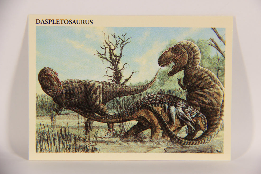 Dinosaurs The Mesozoic Era 1993 Vintage Trading Card #40 Daspletosaurus ENG L020786