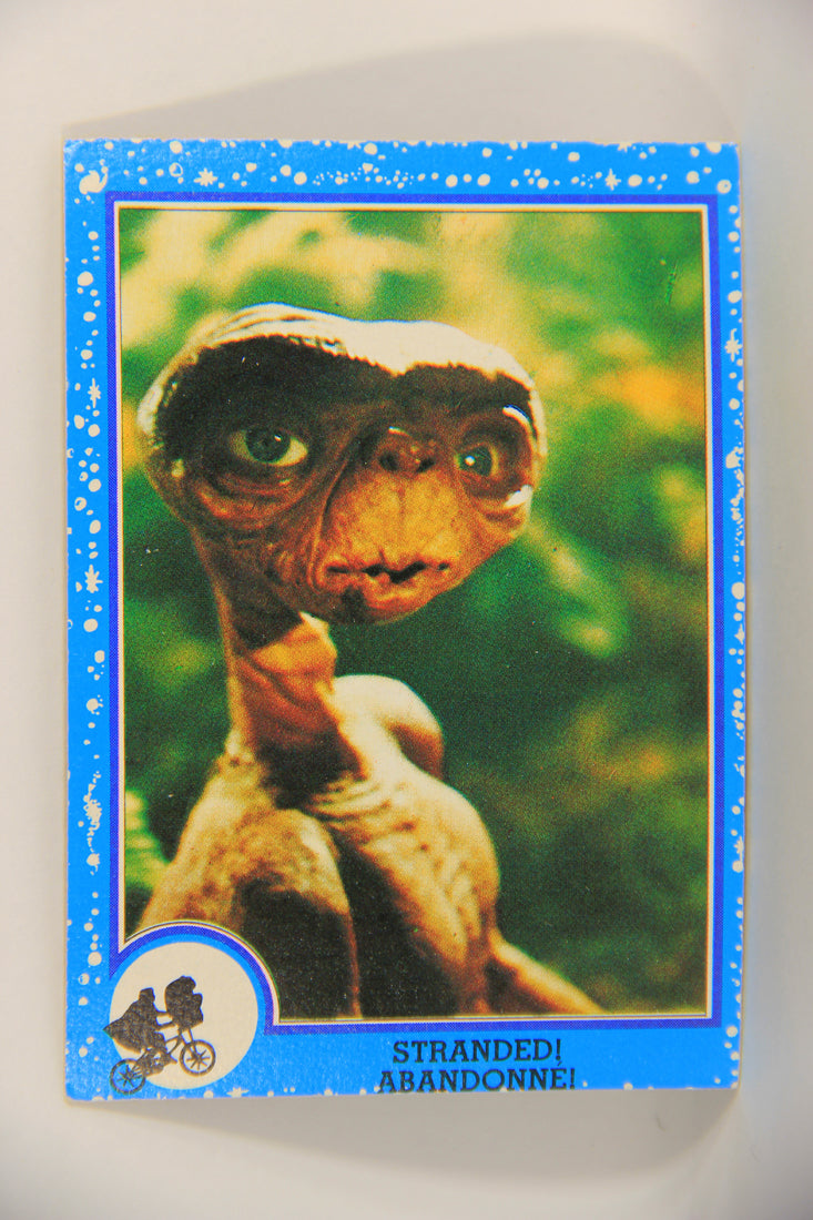 E.T. The Extra-Terrestrial 1982 Trading Card #3 Stranded FR-ENG OPC L020789