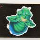 Ghostbusters II 1989 Trading Card Sticker #4 Slimer Happy L020796