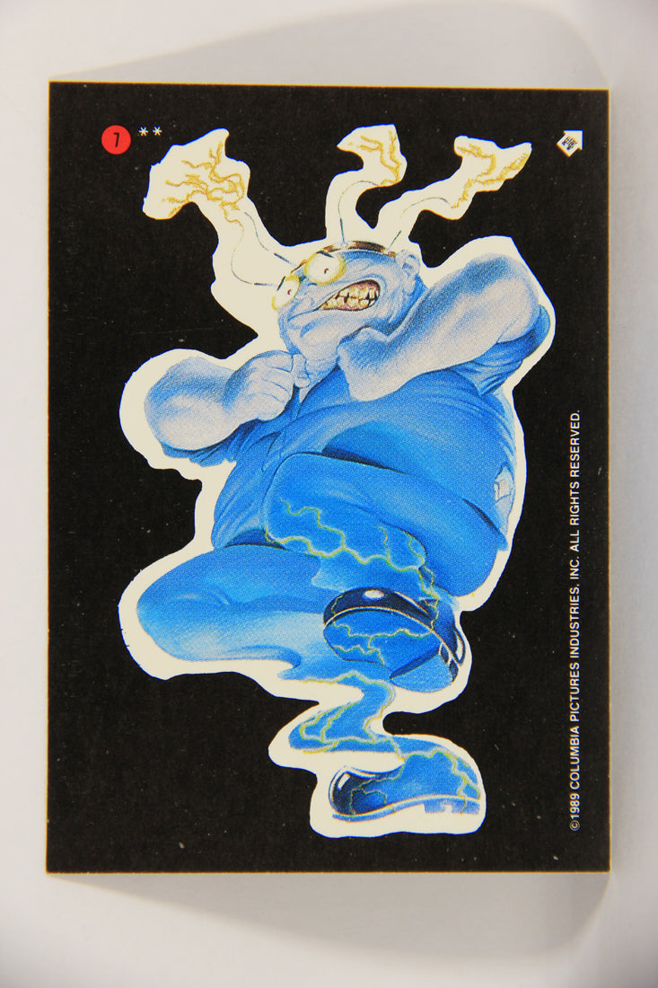 Ghostbusters II 1989 Trading Card Sticker #7 Scoleri Ghost 2 L020799