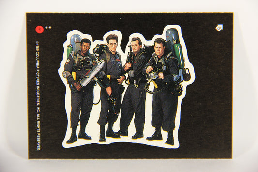 Ghostbusters II 1989 Trading Card Sticker #9 Ghostbusters Team L020800