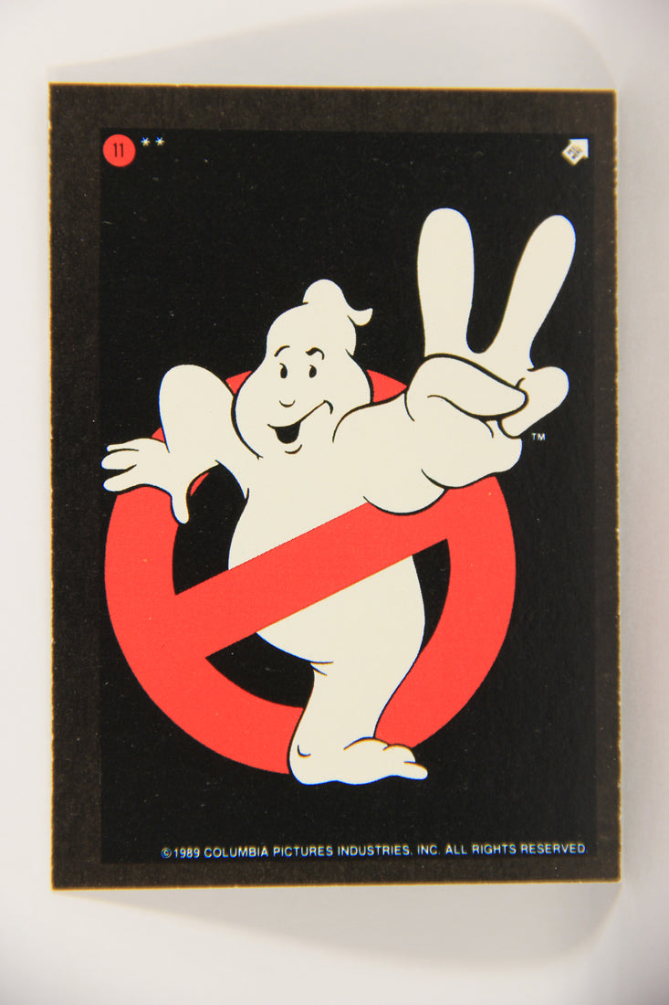 Ghostbusters II 1989 Trading Card Sticker #11 Ghostbusters II Logo L020801