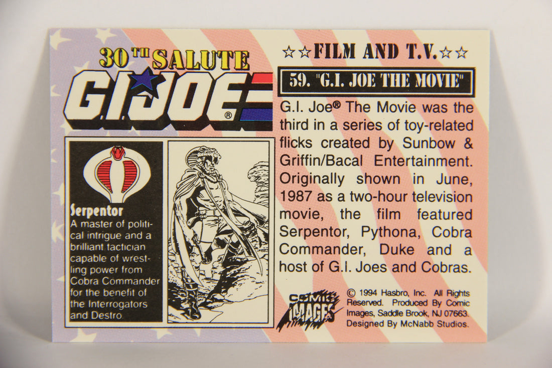 GI Joe 30th Salute 1994 Trading Card #59 G.I. Joe The Movie ENG L020802