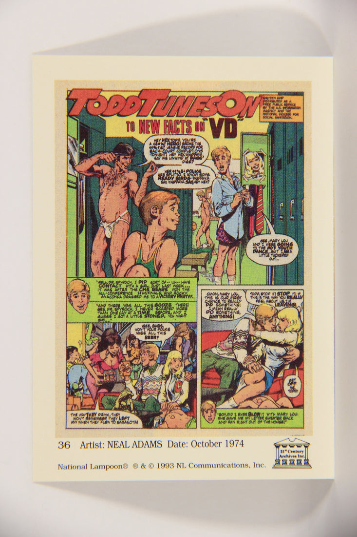 National Lampoon 1993 Trading Card #36 Pubescence - October 1974 L020806