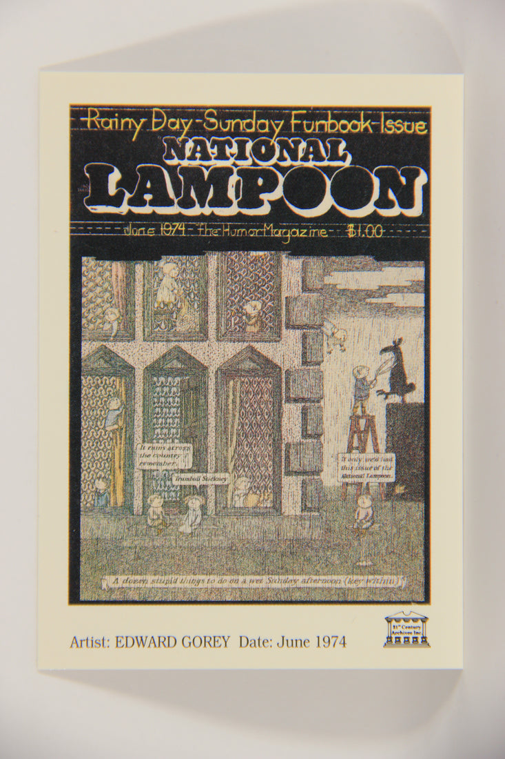 National Lampoon 1993 Trading Card #41 Rainy Day Sunday Funbook - June 1974 L020807