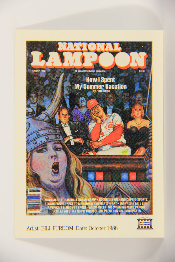 National Lampoon 1993 Trading Card #94 Summer Vacation - Oct 1988 ENG L020813