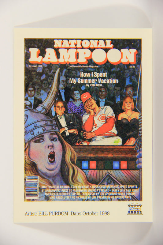 National Lampoon 1993 Trading Card #94 Summer Vacation - Oct 1988 ENG L020813