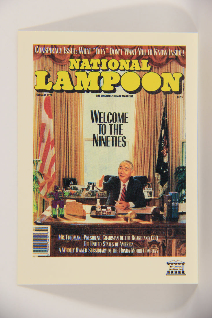 National Lampoon 1993 Trading Card #95 Conspiracy - Feb 1990 ENG L020814