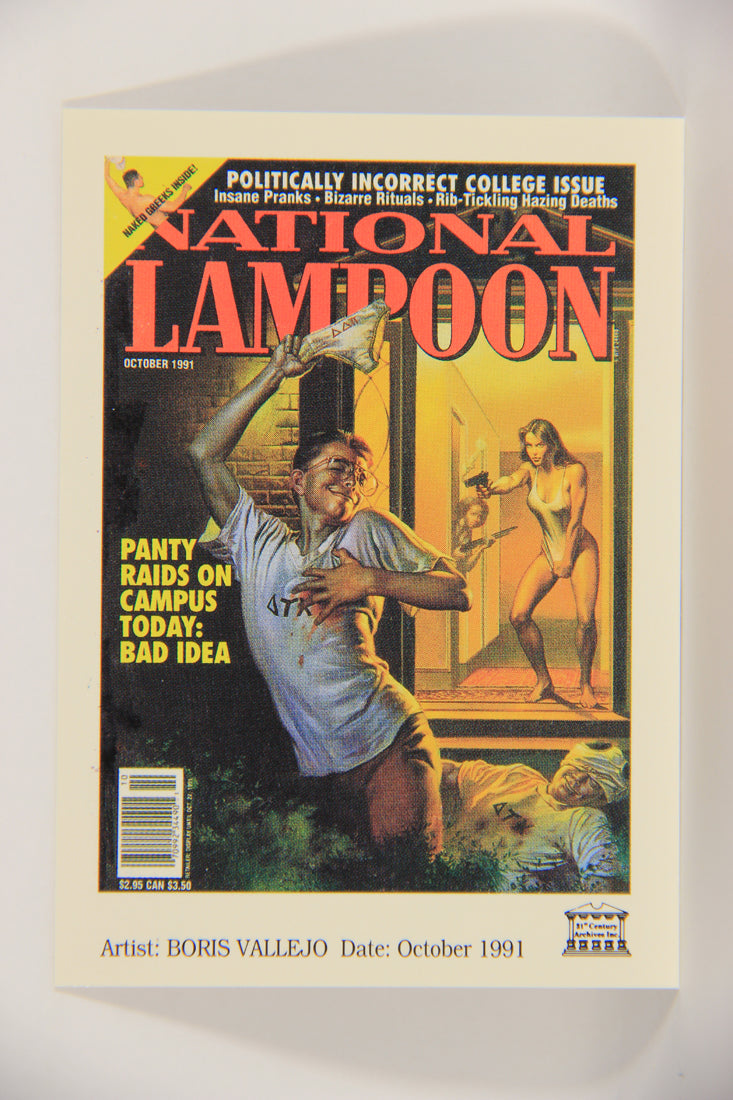 National Lampoon 1993 Card #97 Politically Incorrect College - Oct 1991 ENG L020815