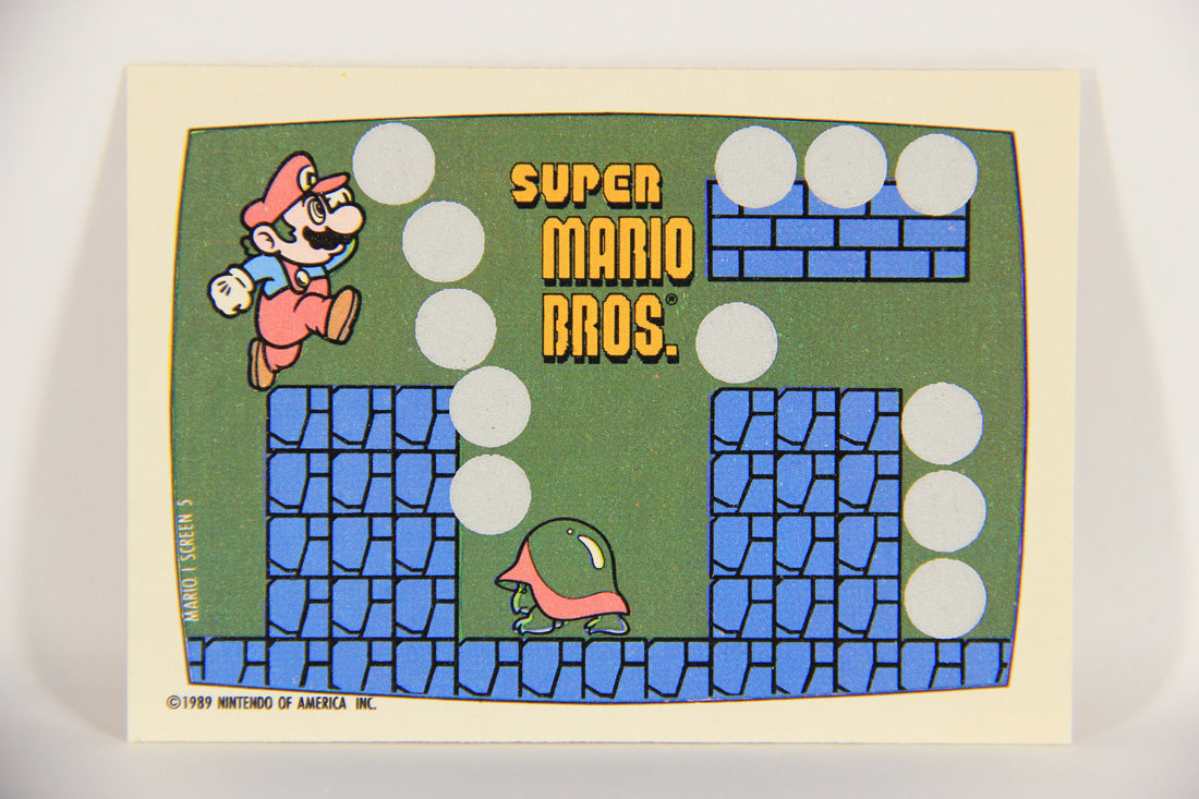 Nintendo Super Mario Bros 1989 Scratch-Off Card Screen #5 Of 10 ENG L020817