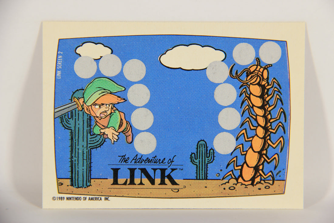 Nintendo Zelda II Adventure Of Link 1989 Scratch-Off Card Screen #2 Of 10 ENG L020818