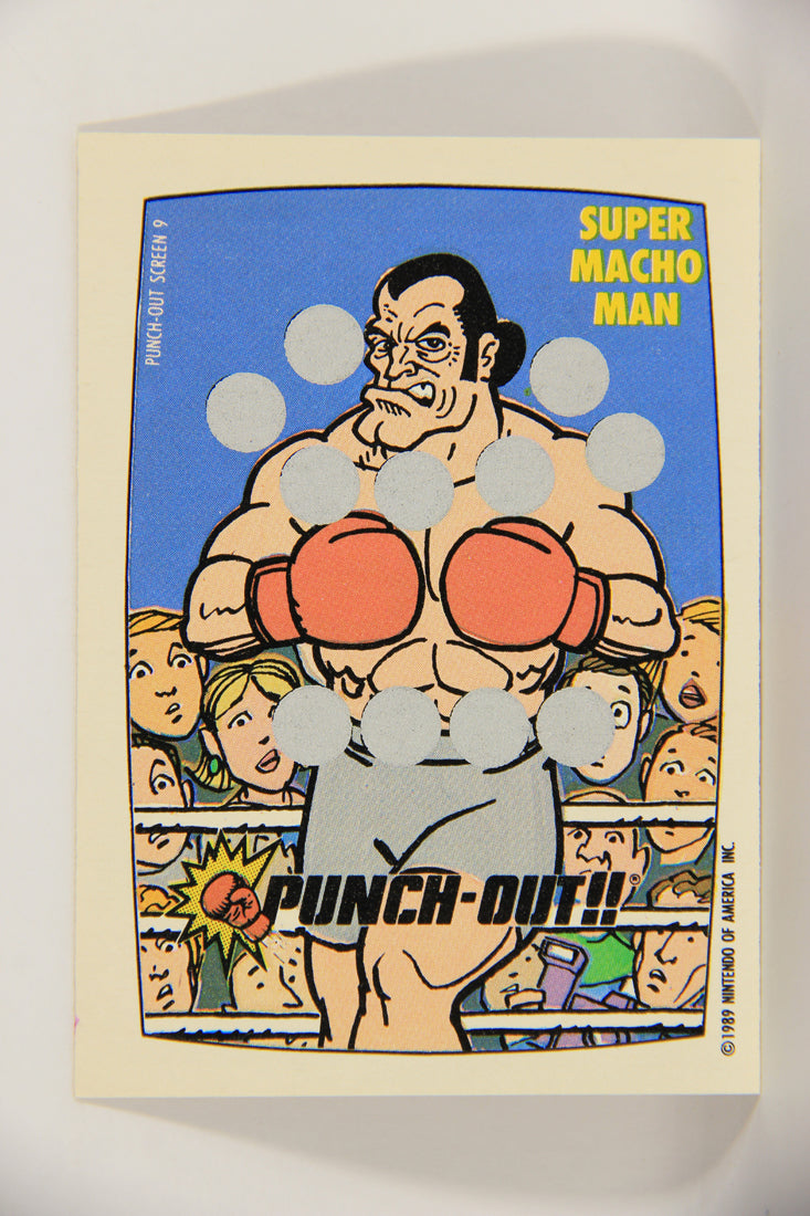 Nintendo Punch-Out 1989 Scratch-Off Card Screen #9 Of 10 ENG L020819