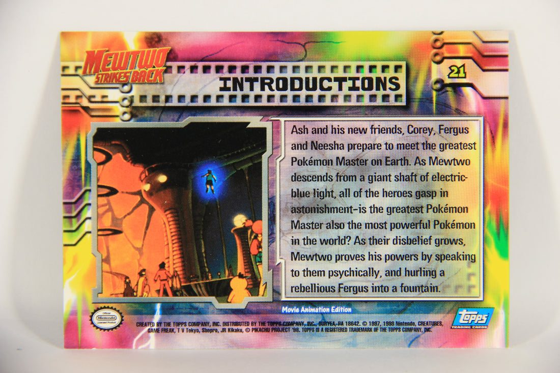 Pokémon Card First Movie #21 Introductions - Blue Logo 1st Print ENG L020827