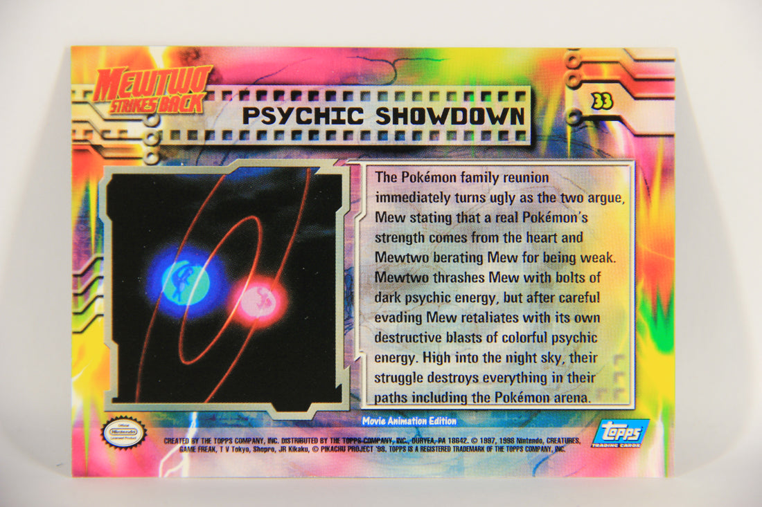Pokémon Card First Movie #33 Psychic Showdown - Blue Logo 1st Print ENG L020831