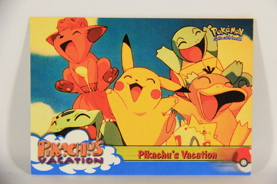 Pokémon Card First Movie #42 Pikachu's Vacation Blue Logo 1st Print ENG L020838