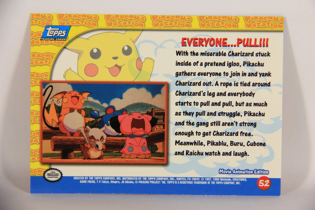 Pokémon Card First Movie #52 Everyone Pull Blue Logo 1st Print ENG L020841