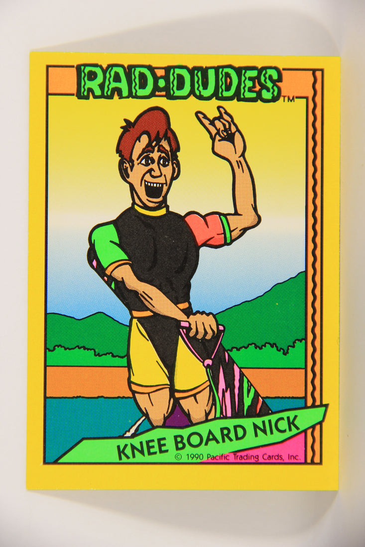 Rad-Dudes 1990 Trading Card #45 Knee Board Nick L020853