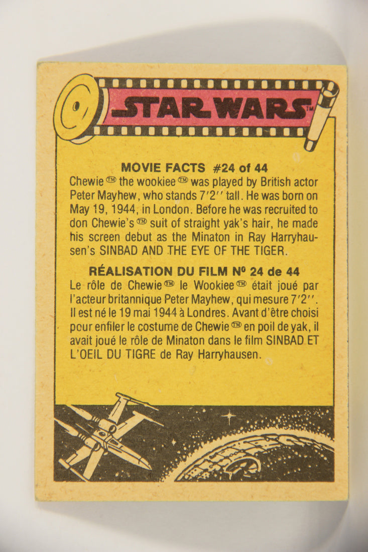 Star Wars 1977 Card #227 A Friendly Chat Among Alien Friends FR-ENG OPC L020868