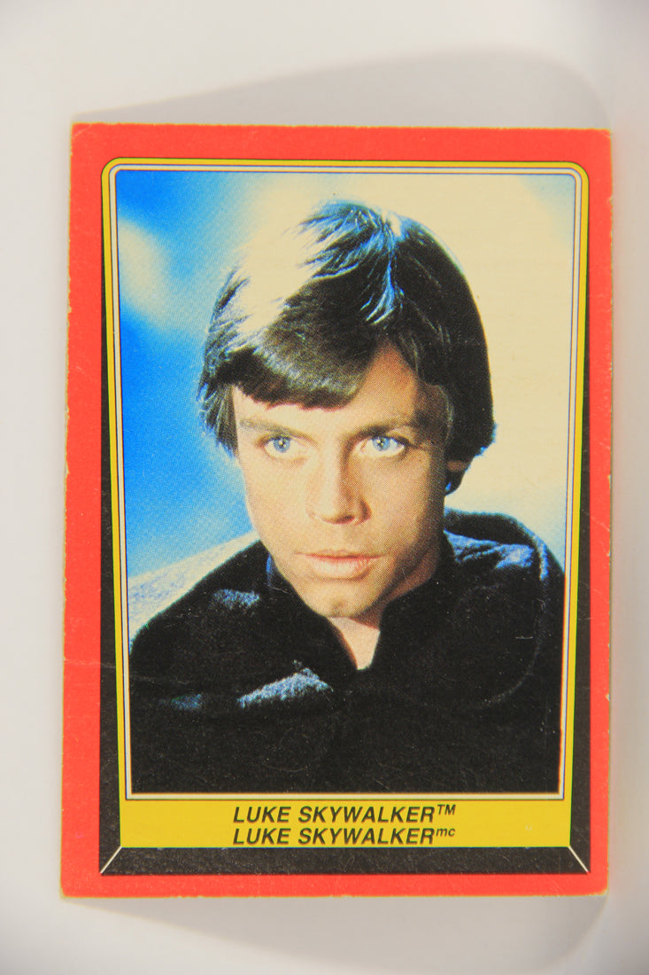 Star Wars Return Of The Jedi 1983 Card #2 Luke Skywalker FR-ENG OPC L020873