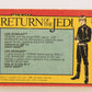 Star Wars Return Of The Jedi 1983 Card #2 Luke Skywalker FR-ENG OPC L020873