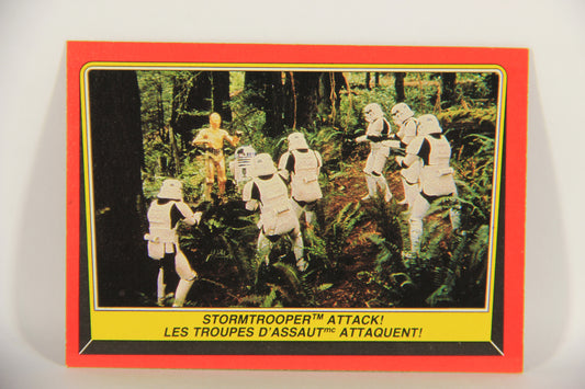 Star Wars Return Of The Jedi 1983 Card #113 Stormtrooper Attack FR-ENG OPC L020877