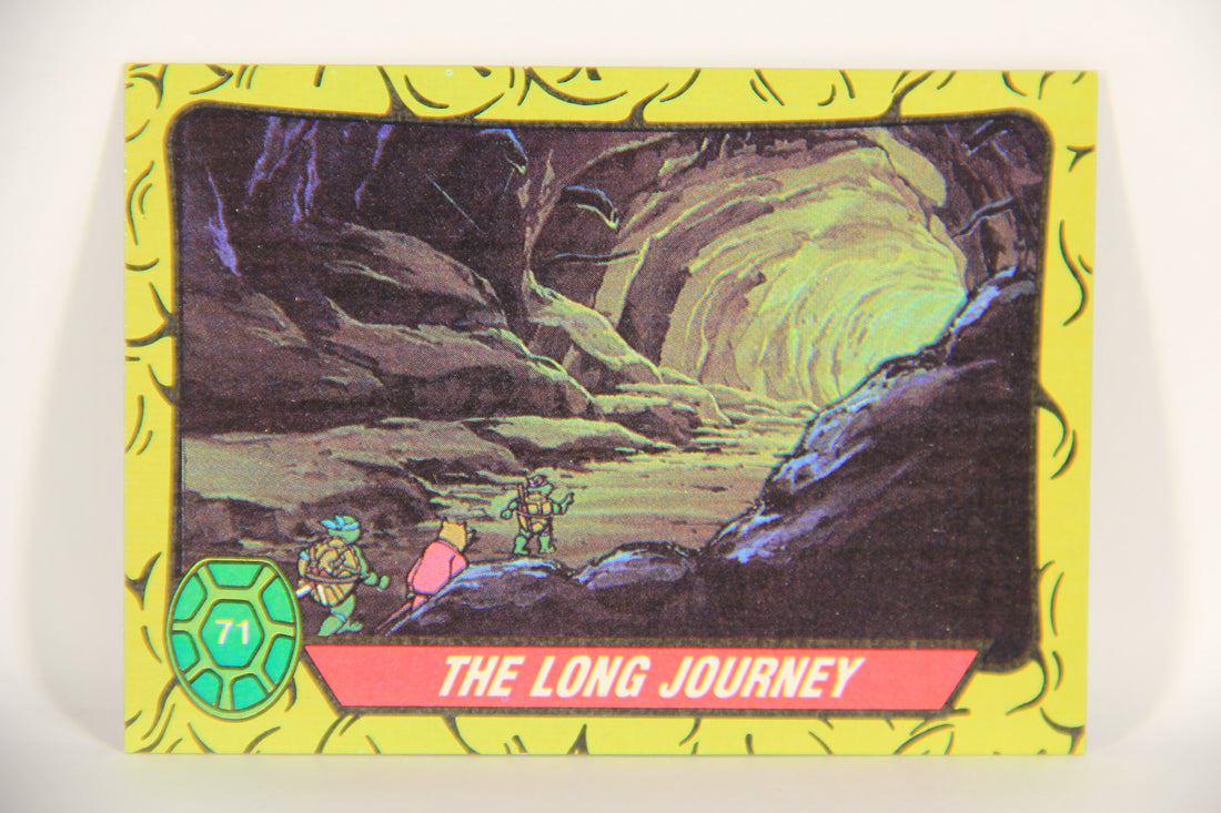Teenage Mutant Ninja Turtles 1989 Trading Card #71 The Long Journey ENG L020885