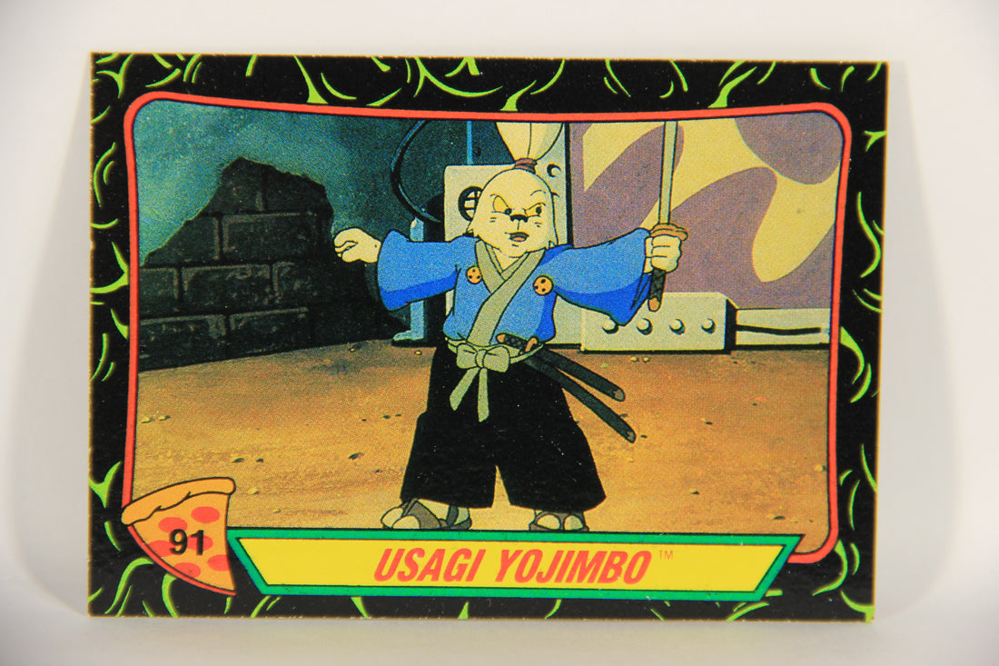 Teenage Mutant Ninja Turtles 2nd Series 1989 Trading Card #91 Usagi Yojimbo L020888