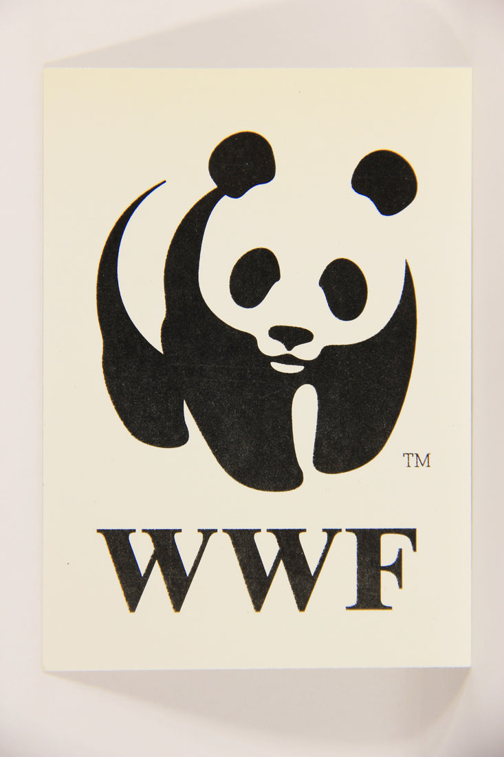 Wildlife In Danger WWF 1992 Trading Card #1 World Wildlife Fund Logo ENG L020892