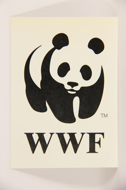 Wildlife In Danger WWF 1992 Trading Card #1 World Wildlife Fund Logo ENG L020892