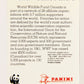 Wildlife In Danger WWF 1992 Trading Card #1 World Wildlife Fund Logo ENG L020892
