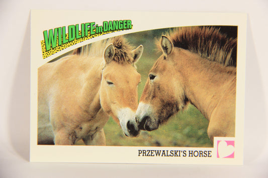 Wildlife In Danger WWF 1992 Trading Card #99 Przewalski's Horse ENG L020895