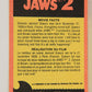 Jaws 2 - 1978 Trading Card #6 Demolishing A Boat FR-ENG Canada O-Pee-Chee L020901