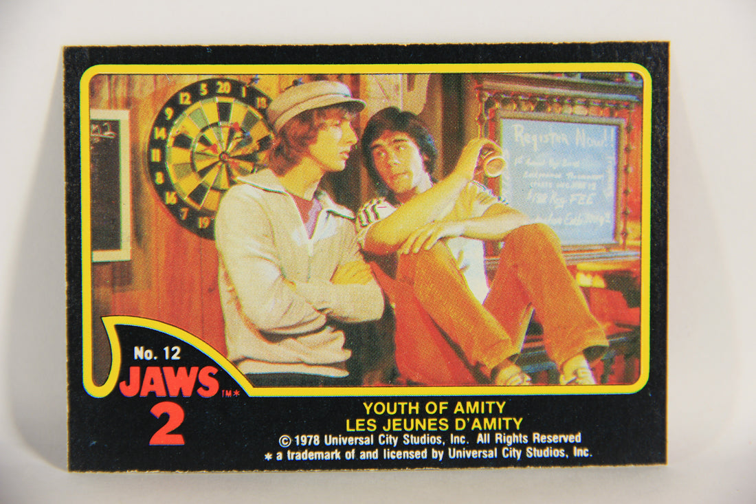 Jaws 2 - 1978 Trading Card #12 Youth Of Amity FR-ENG Canada O-Pee-Chee L020907