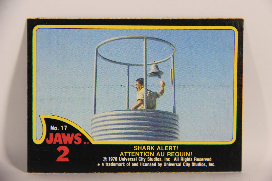 Jaws 2 - 1978 Trading Card #17 Shark Alert FR-ENG O-Pee-Chee Canada L020912