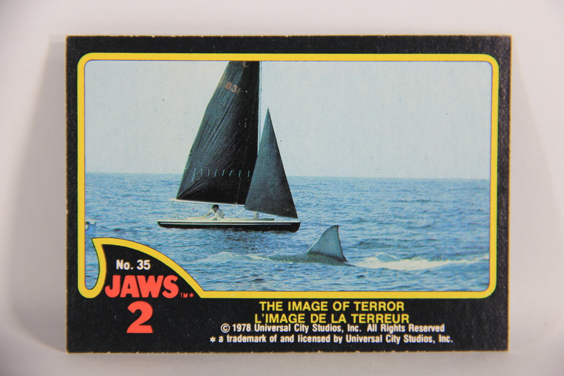 Jaws 2 - 1978 Trading Card #35 The Image Of Terror FR-ENG O-Pee-Chee L020930