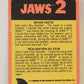 Jaws 2 - 1978 Trading Card #39 Watching In Horror FR-ENG O-Pee-Chee L020934