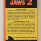 Jaws 2 - 1978 Trading Card #47 The Monster Attacks FR-ENG O-Pee-Chee L020942