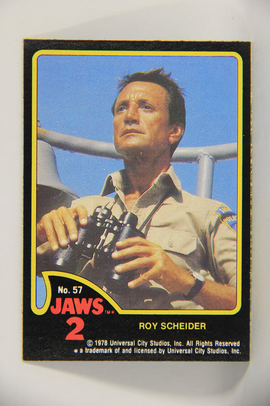 Jaws 2 - 1978 Trading Card #57 Roy Scheider FR-ENG O-Pee-Chee Canada L020952